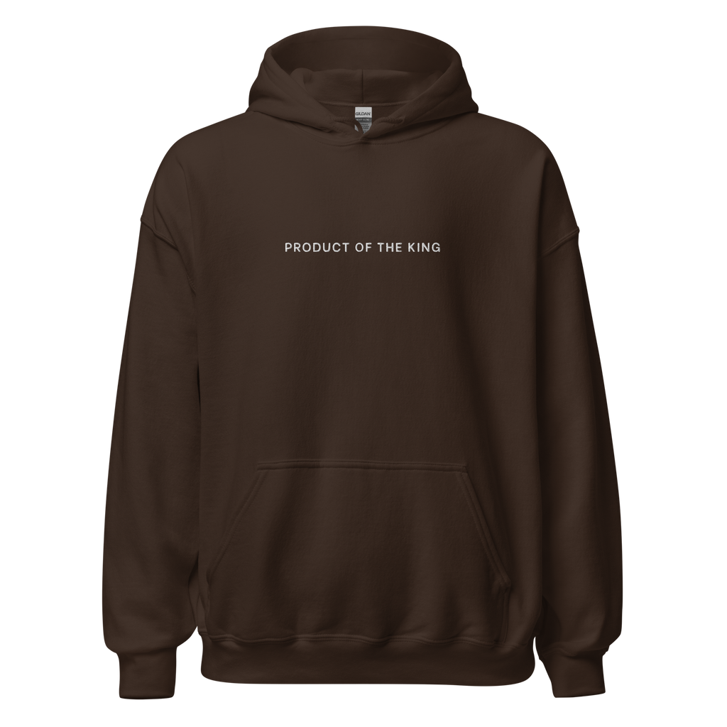 Product of the King Embroidered Hoodie