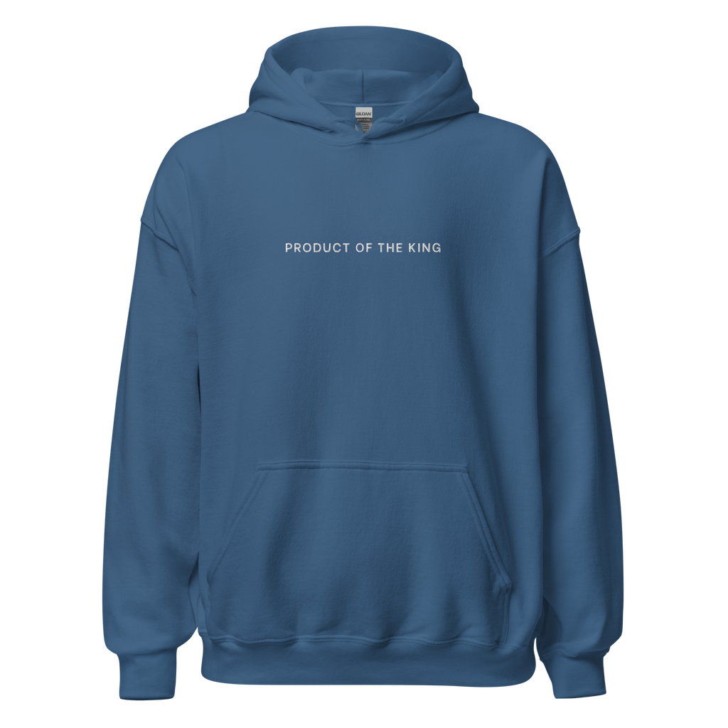 Product of the King Embroidered Hoodie