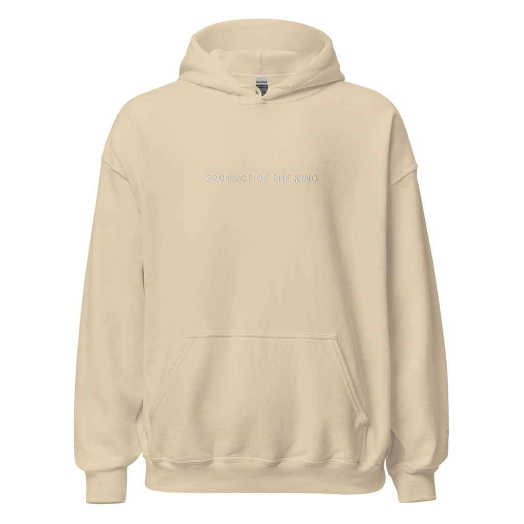 Product of the King Embroidered Hoodie
